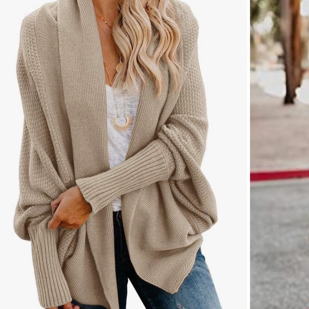 Oversized cardigan